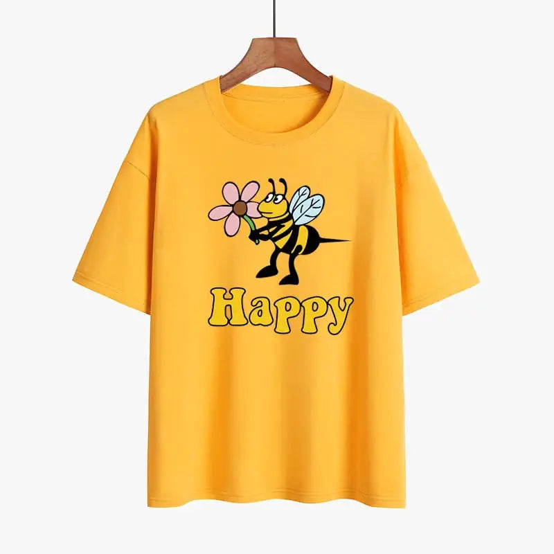 Premium soft Bee Happy T-Shirt