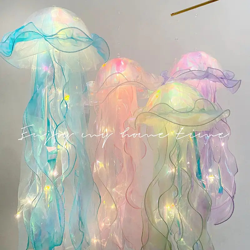 Jellyfish Lamp, Jellyfish Tank Table Lamp , Night Light Table Lamp Gift for Kids, for Home, Office ,Birthday Decoration