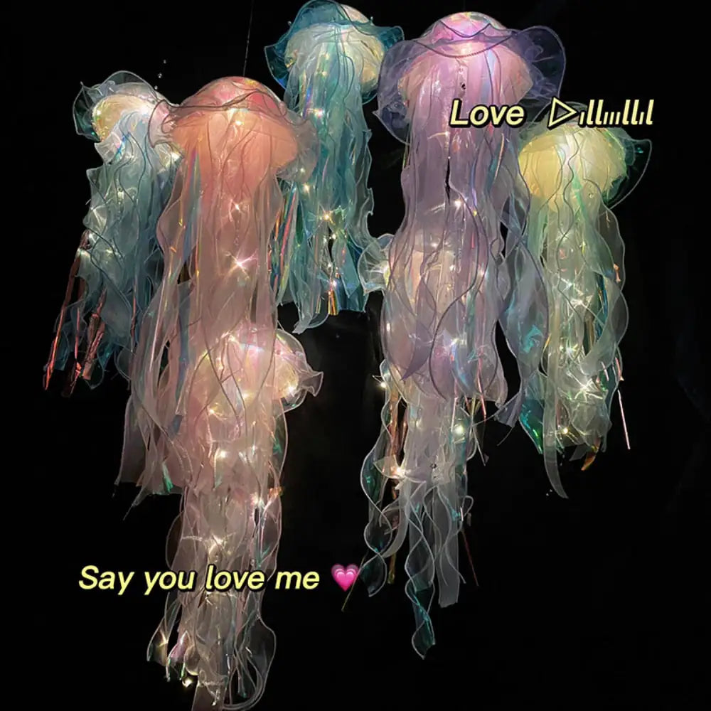 Jellyfish Lamp, Jellyfish Tank Table Lamp , Night Light Table Lamp Gift for Kids, for Home, Office ,Birthday Decoration