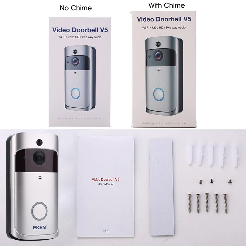 All new Home secure , V5 Smart Camera Door Bell Pro.