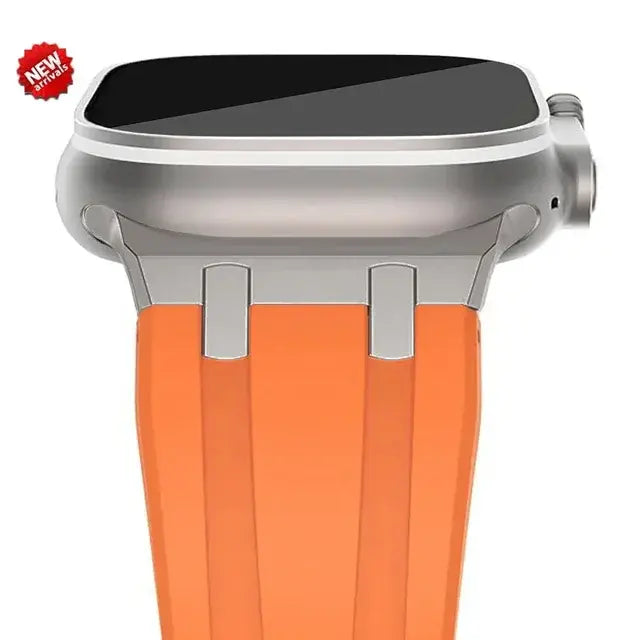 Silicone Band Compatible with Apple Watch. Men / Women . Soft Silicone Sport Strap Bracelet Bands