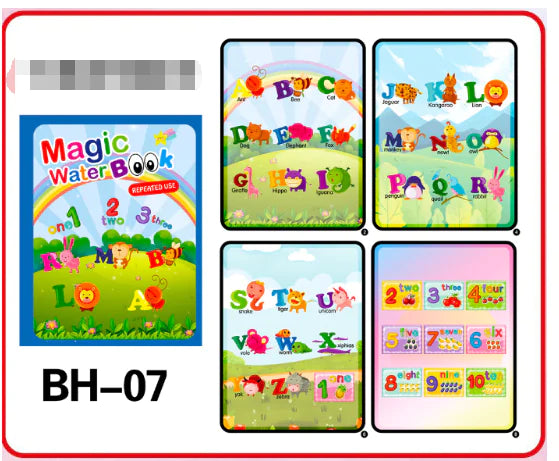 Magic Water Drawing Coloring Book