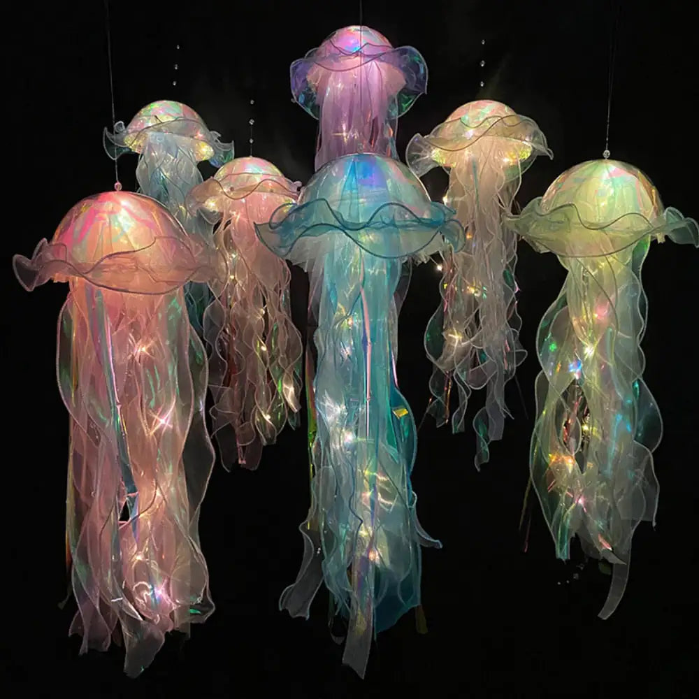 Jellyfish Lamp, Jellyfish Tank Table Lamp , Night Light Table Lamp Gift for Kids, for Home, Office ,Birthday Decoration