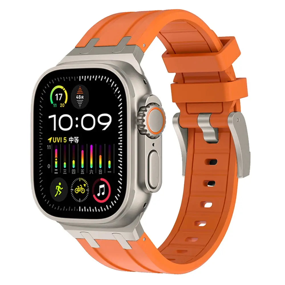 Silicone Band Compatible with Apple Watch. Men / Women . Soft Silicone Sport Strap Bracelet Bands