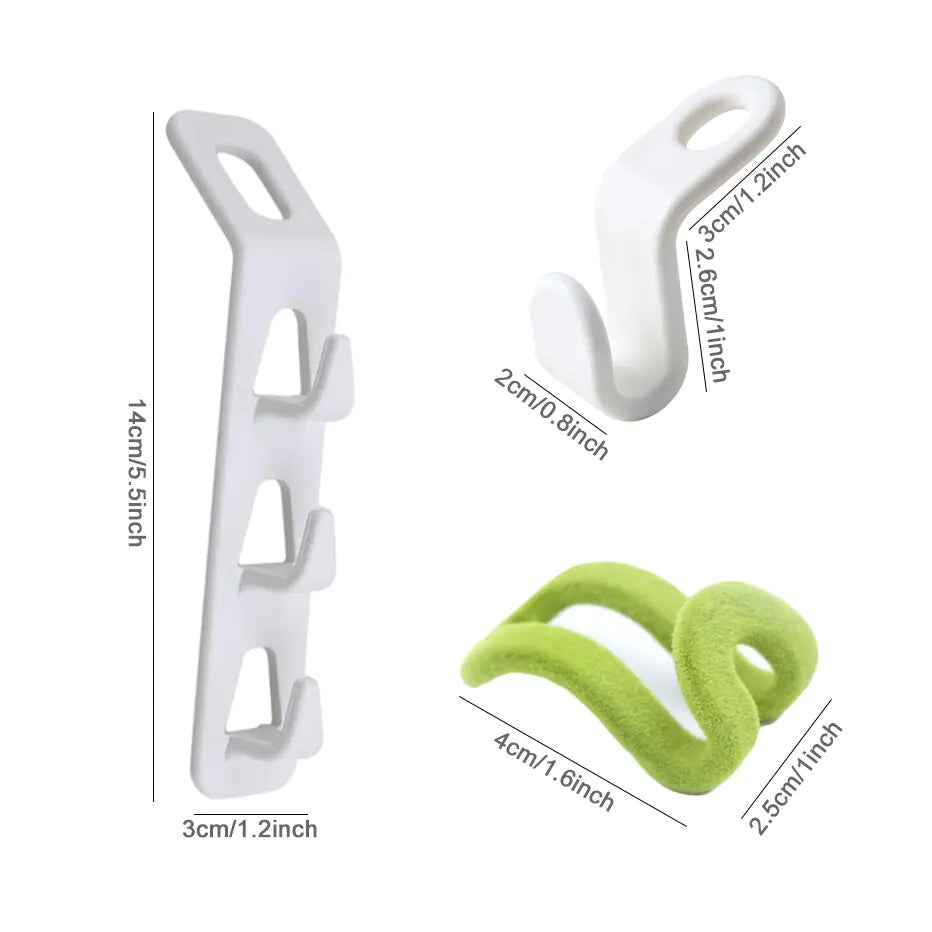 4/6/10Pcs Antislip Clothes Hanger Closet Organizer Storage Rack Holder Connection Hook home Wardrobe Space Save Clothes Hanger