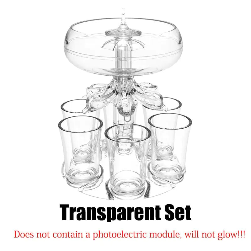 Automatic Party 6 Shot Glass Dispenser Holder