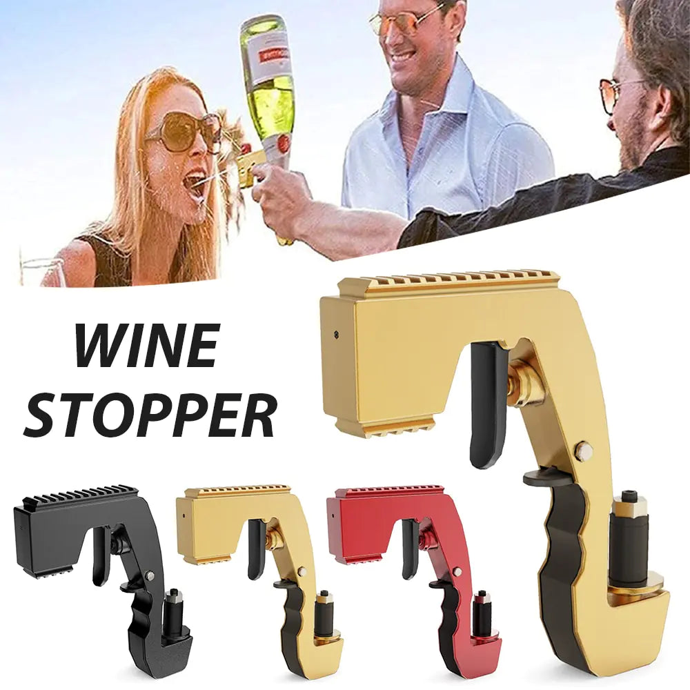 Stylish Beer Party Gun Champagne Spray Gun - Champagne Gun, 4th Generation Champagne Gun Shooter Beer Spray Gun Adjustable Sparkling Alcohol Gun for Party Club Bar Festival Birthday Wedding Christmas, Alcohol Dispenser.