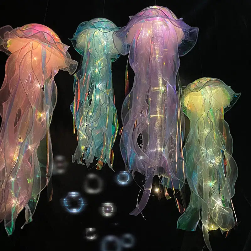 Jellyfish Lamp, Jellyfish Tank Table Lamp , Night Light Table Lamp Gift for Kids, for Home, Office ,Birthday Decoration