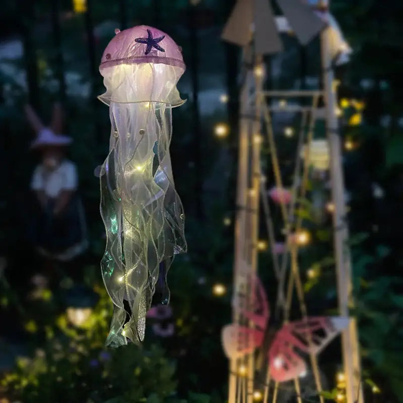Jellyfish Lamp, Jellyfish Tank Table Lamp , Night Light Table Lamp Gift for Kids, for Home, Office ,Birthday Decoration