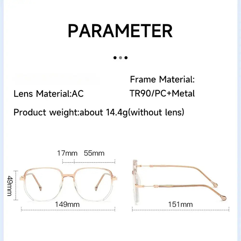 Glimmer transparent Glasses