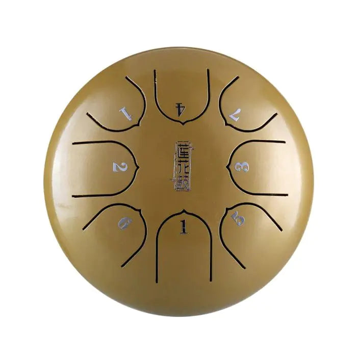Steel Chakra Tongue Drum - 6 Inch 8 Notes G Tune