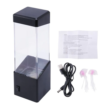 Best Jellyfish Aquarium Lamp- Jellyfish Lamp, LED Jellyfish Tank Table Lamp with 7 Color Changing,Night Light , Table Lamp,  Gift for Kids, for Home ,Office,  Birthday Decoration and more.