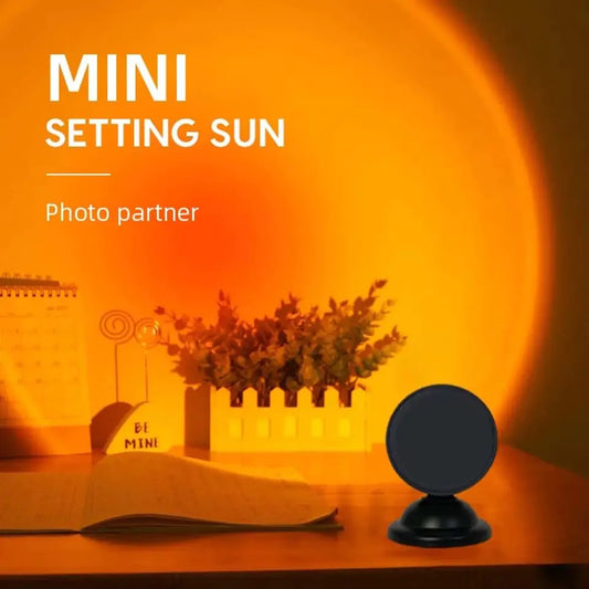 Mini USB Sunset Lamp LED Projector Night Light