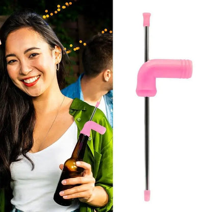 Beer Snorkel Straw Beer Pipe Funnel Snorkel Drink Tool for Bar Entertainment Party Festivals Beers Bottle pipe.