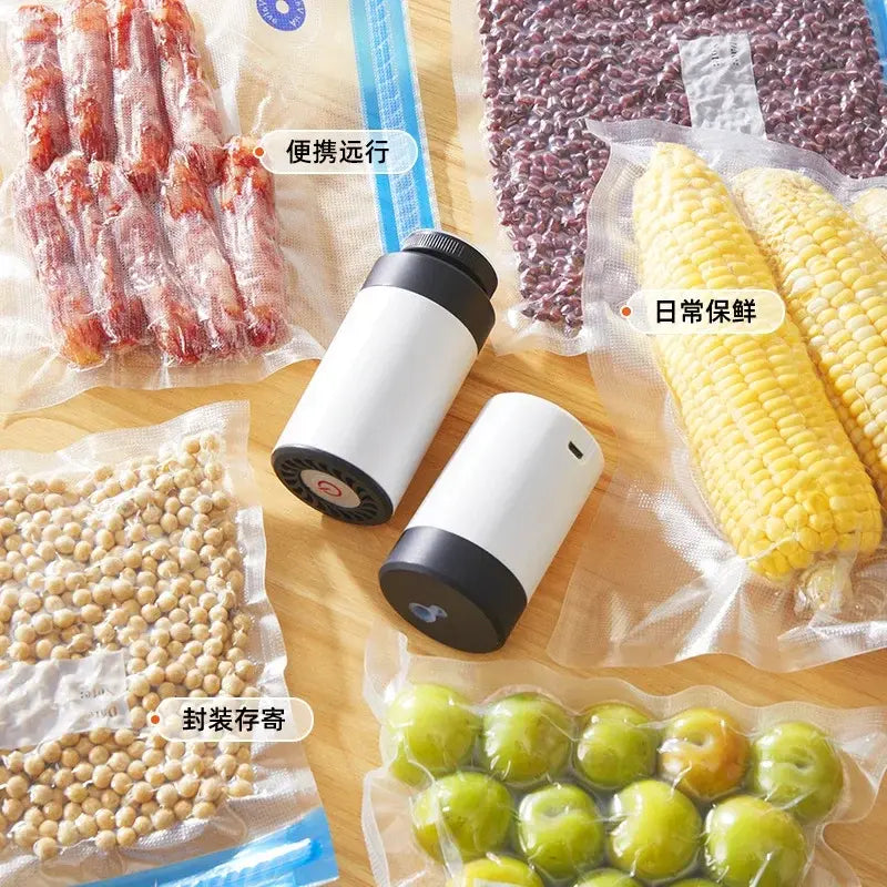 2024 Portable Handheld Food Vacuum Sealer Kit