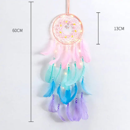 True Feather Dream Catcher Lights