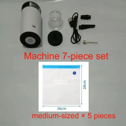 2024 Portable Handheld Food Vacuum Sealer Kit