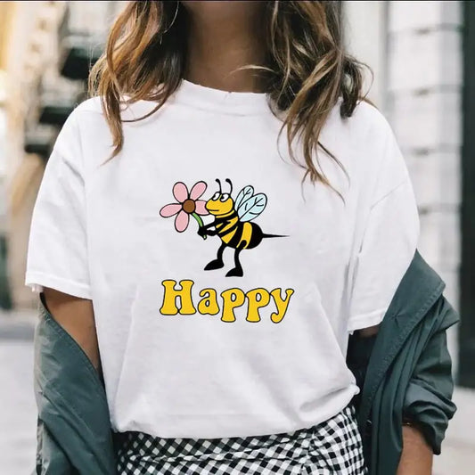 Premium soft Bee Happy T-Shirt