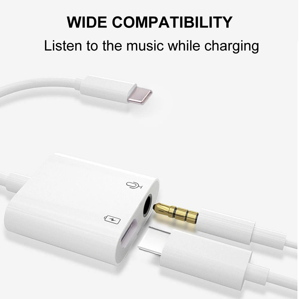 Type C to 3.5 MM Jack AUX Adapter USB-C 3 5 Digital Audio Cable Earphone Headphone OTG High Decoding Rate Connector For Samsung