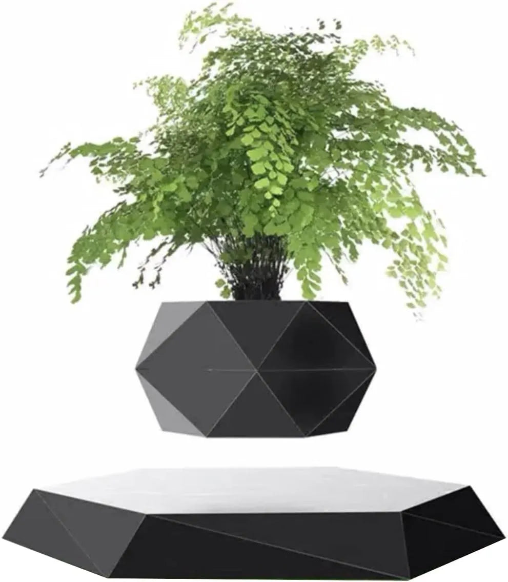 Beauty Flora Floating Plant Pot- Levitating Air Bonsai Pot, Rotation Flower Pot Planters, Magnetic Levitation Suspension Floating Pot, Potted Plant Home Desk Decor in Flower Pots & Planters from Home & Garden .