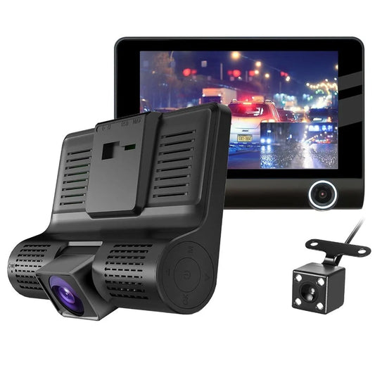 Clear Car Surveillance Dash Camera Front & Back .