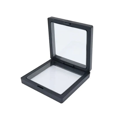 3D Floating Display 10 Pieces Set-  Floating Display Case  Floating Jewelry Frame Display Holder 3D Floating Stands Set Coin Display Frame Holders Clear Jewelry Display Box for Chip Jewelry Pin Medallion Ring Display Case