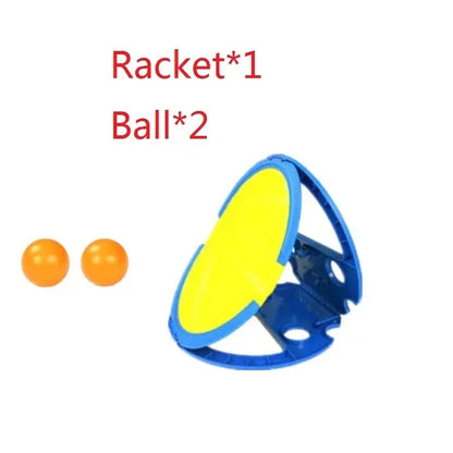 Racket Ball Throw And Catch - Toss and Catch Game, Bright Color Children Catch and Throw Hand Ball Game Ergonomic Design Ball Game Activity Sport Toy for Family Kids