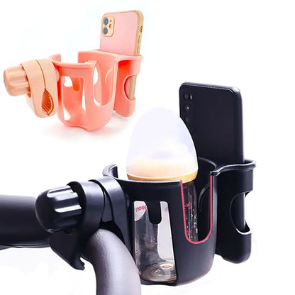 Stroller Cup & Phone Holder: Multi-Functional Accessory