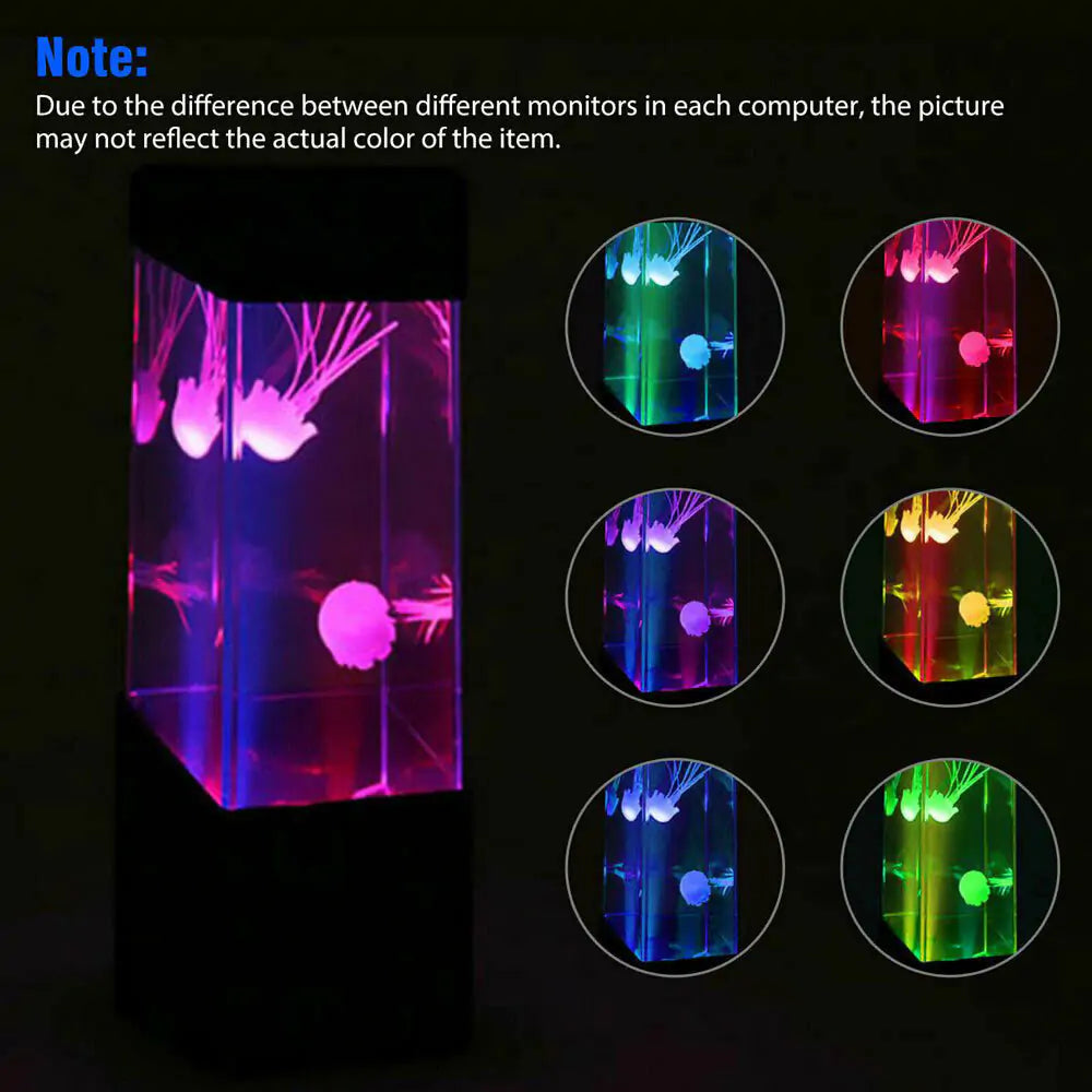 Best Jellyfish Aquarium Lamp- Jellyfish Lamp, LED Jellyfish Tank Table Lamp with 7 Color Changing,Night Light , Table Lamp,  Gift for Kids, for Home ,Office,  Birthday Decoration and more.